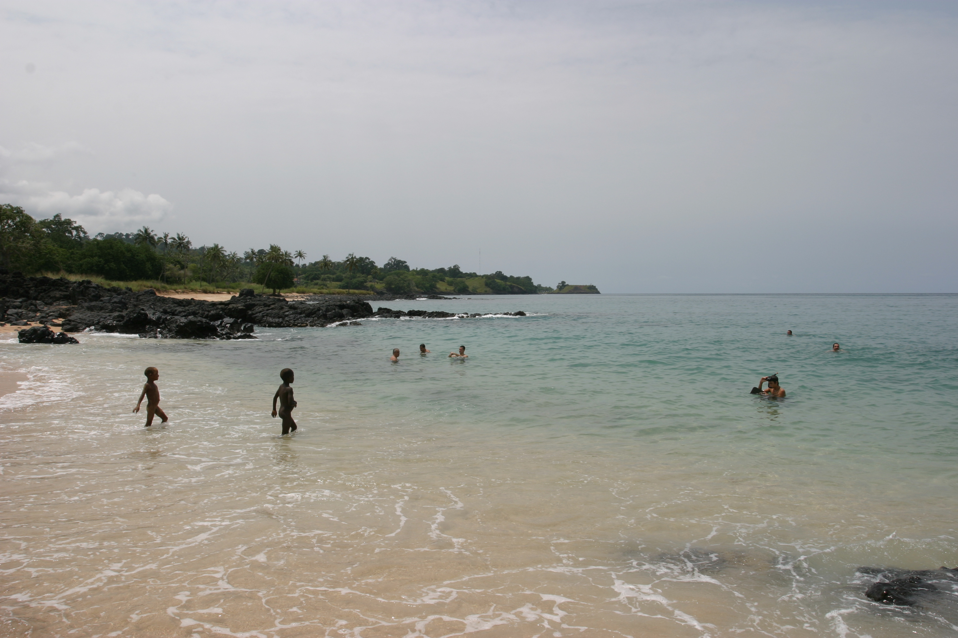 Beach in Sao Tome