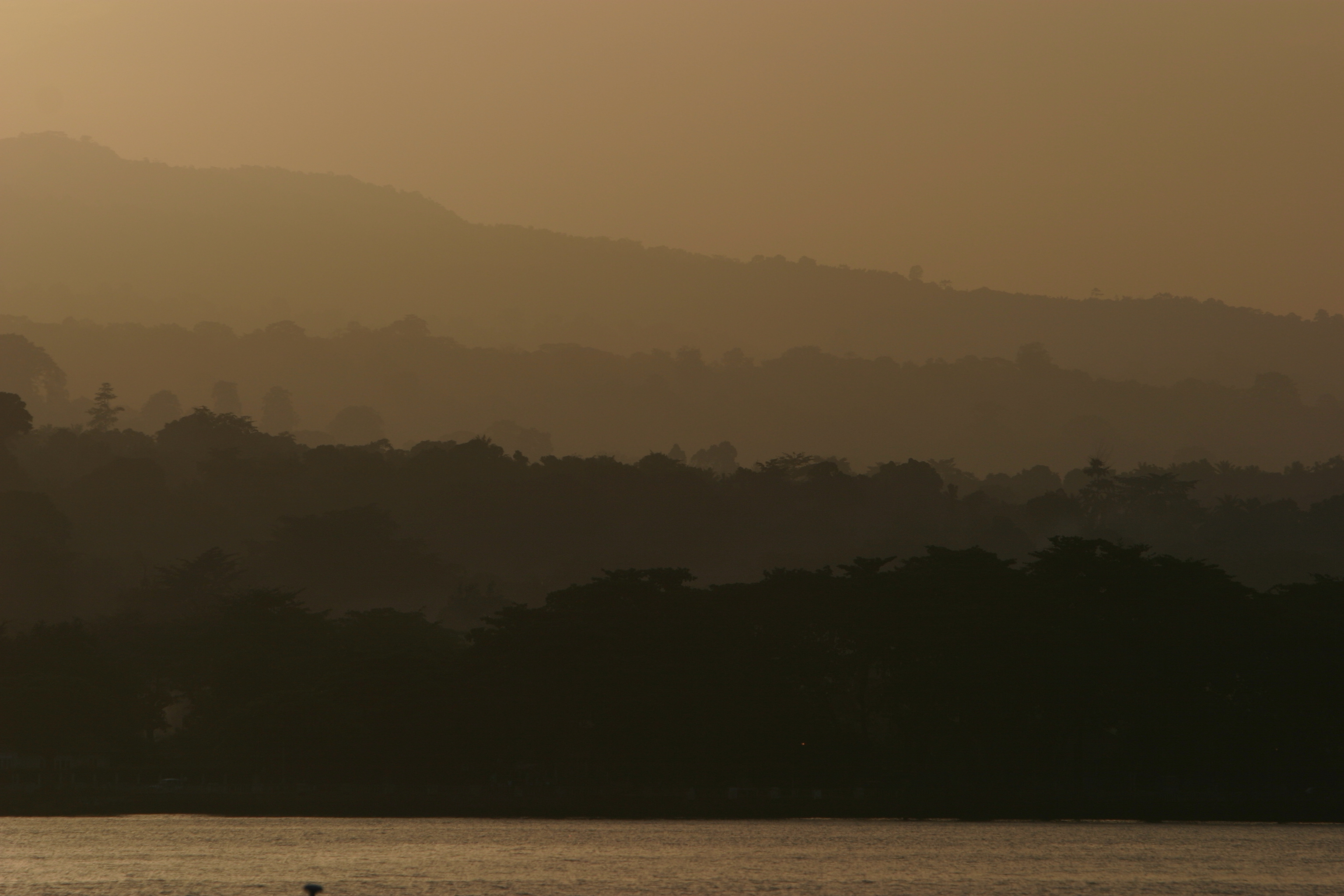 Sunset in Sao Tome