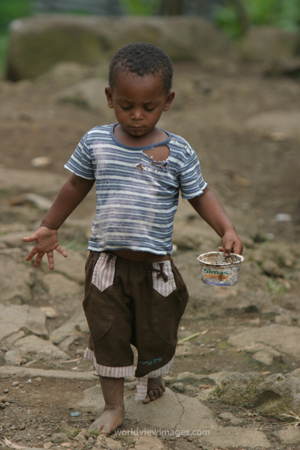 Boy in Sao Tome