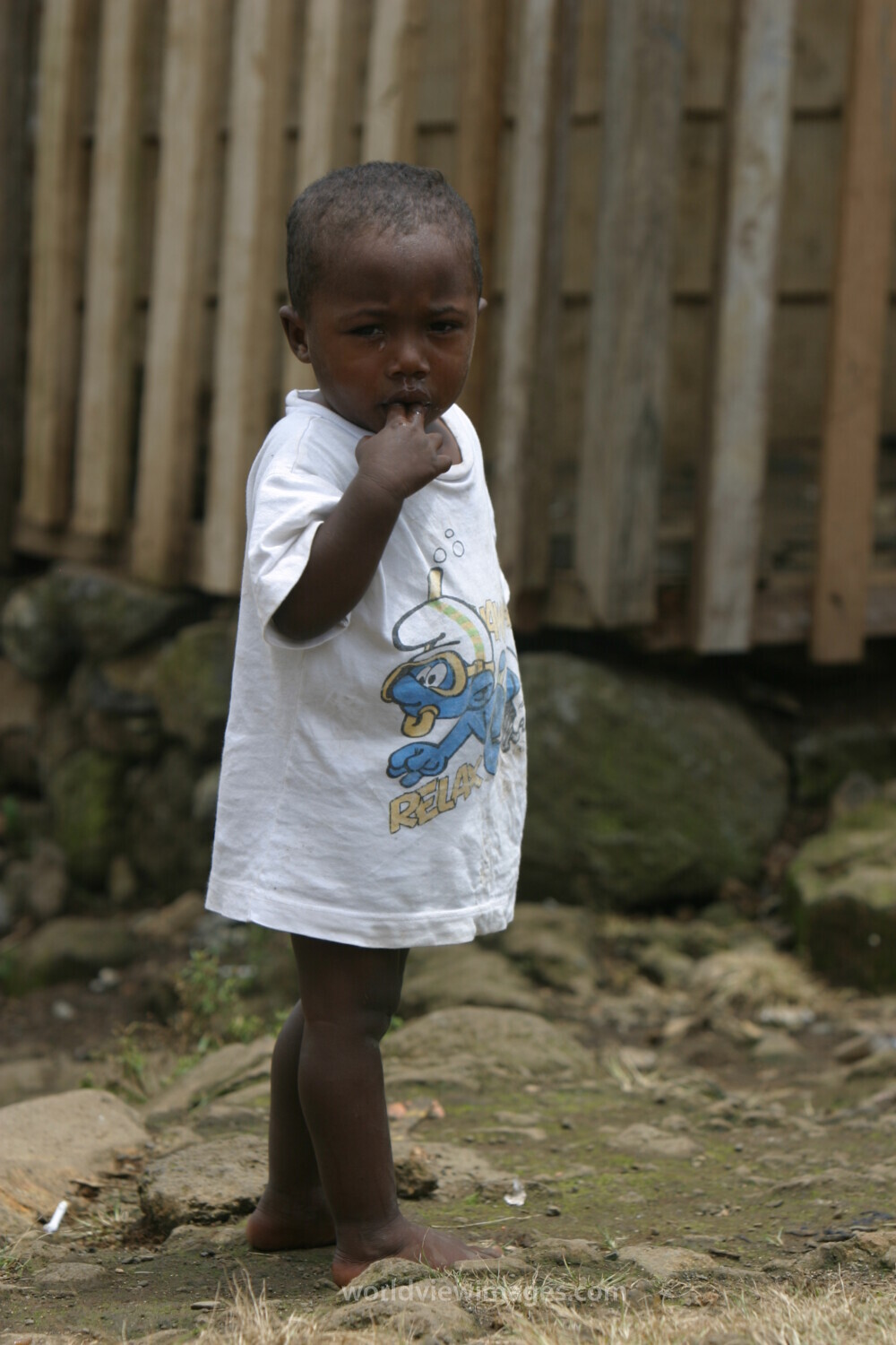 Boy in Sao Tome