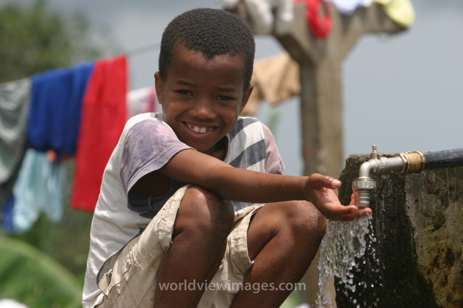 Boy in Sao Tome