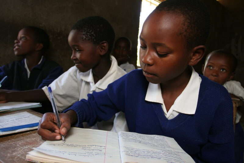 Young Student in Tanzania — Students at an Elementary school in the Hanang district of Tanzania, Africa — Tanzania, Africa, Development, Hanang, ADRA
