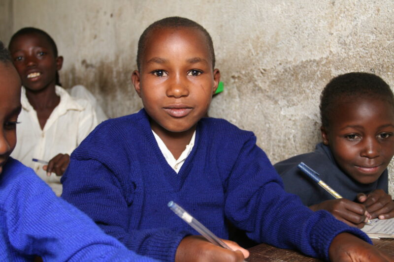 Young Student in Tanzania — Students at an Elementary school in the Hanang district of Tanzania, Africa — Tanzania, Africa, Development, Hanang, ADRA