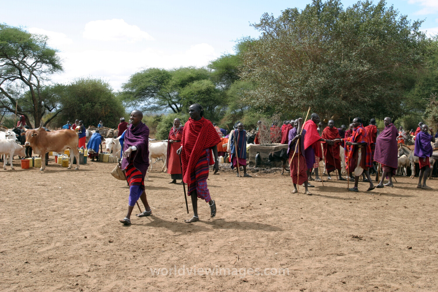 Masai People in Tanzania.