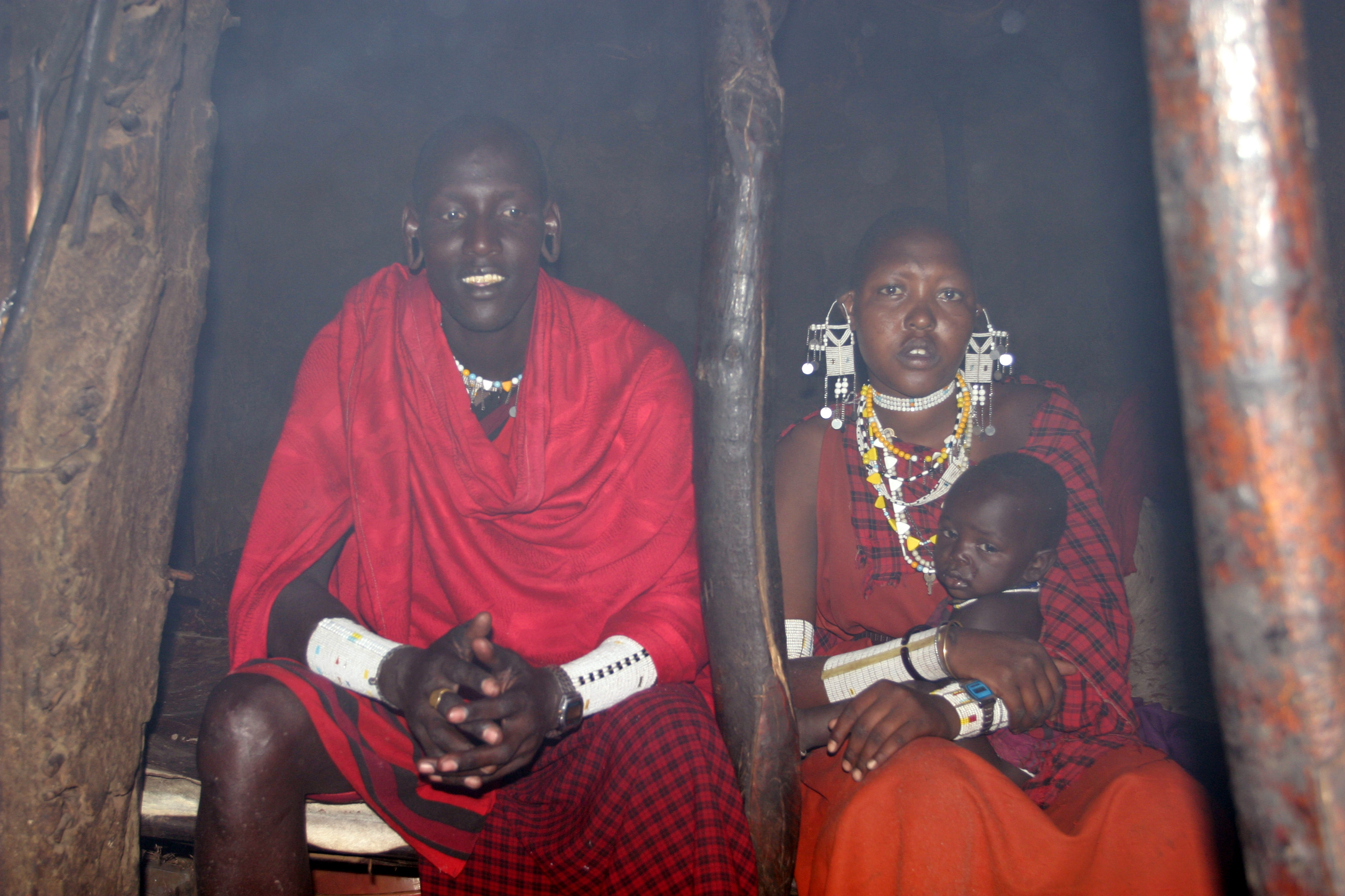 Masai People in Tanzania.