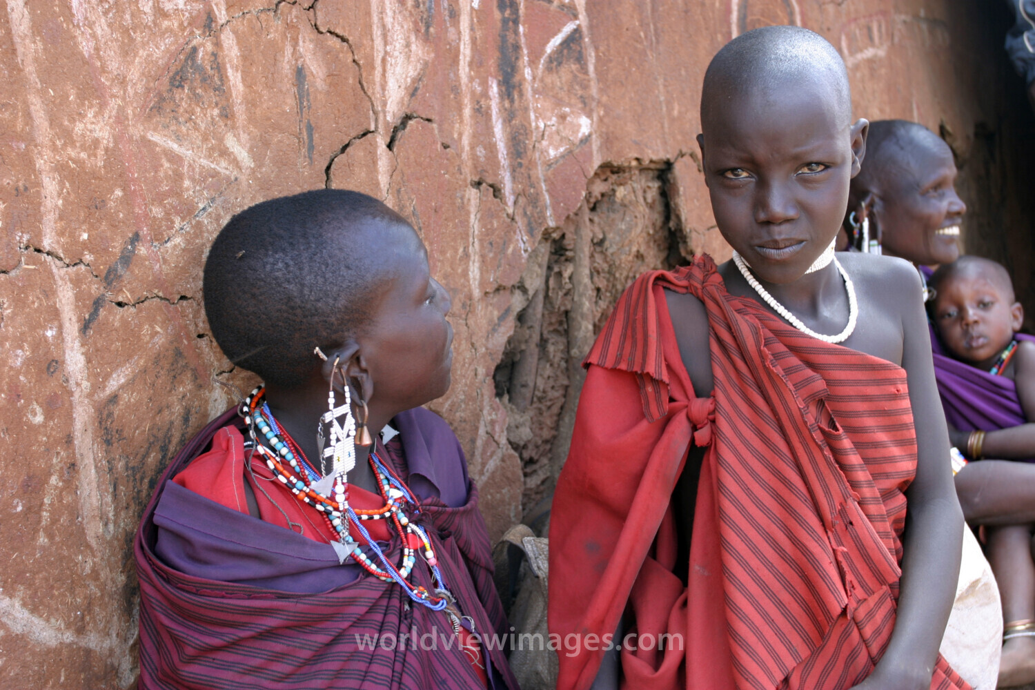 Masai People in Tanzania.