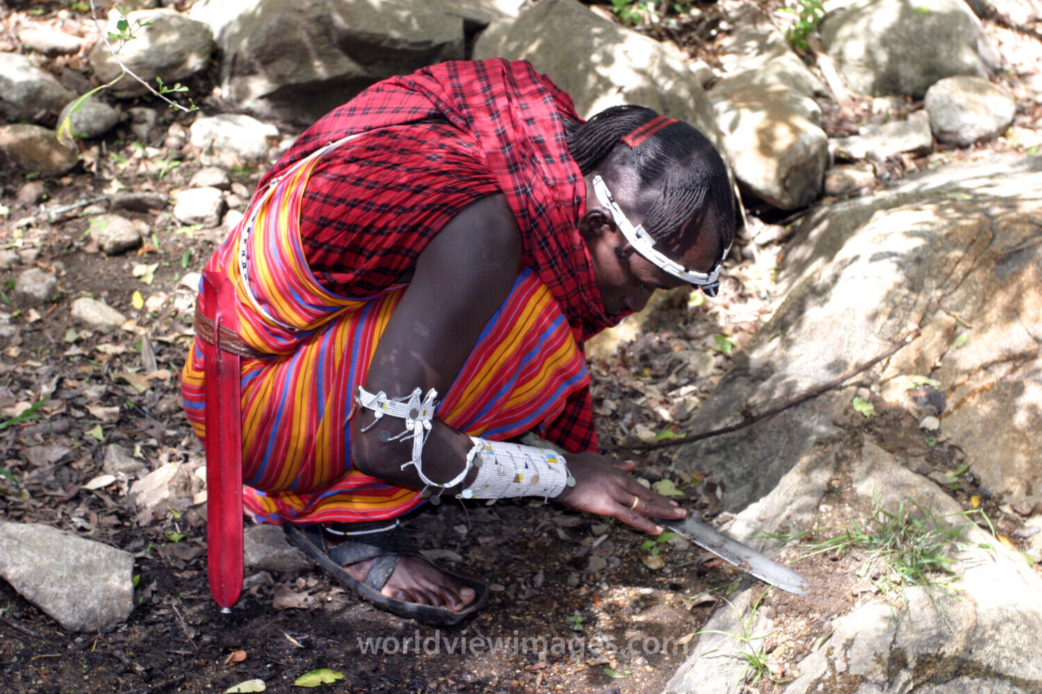 Masai People in Tanzania.