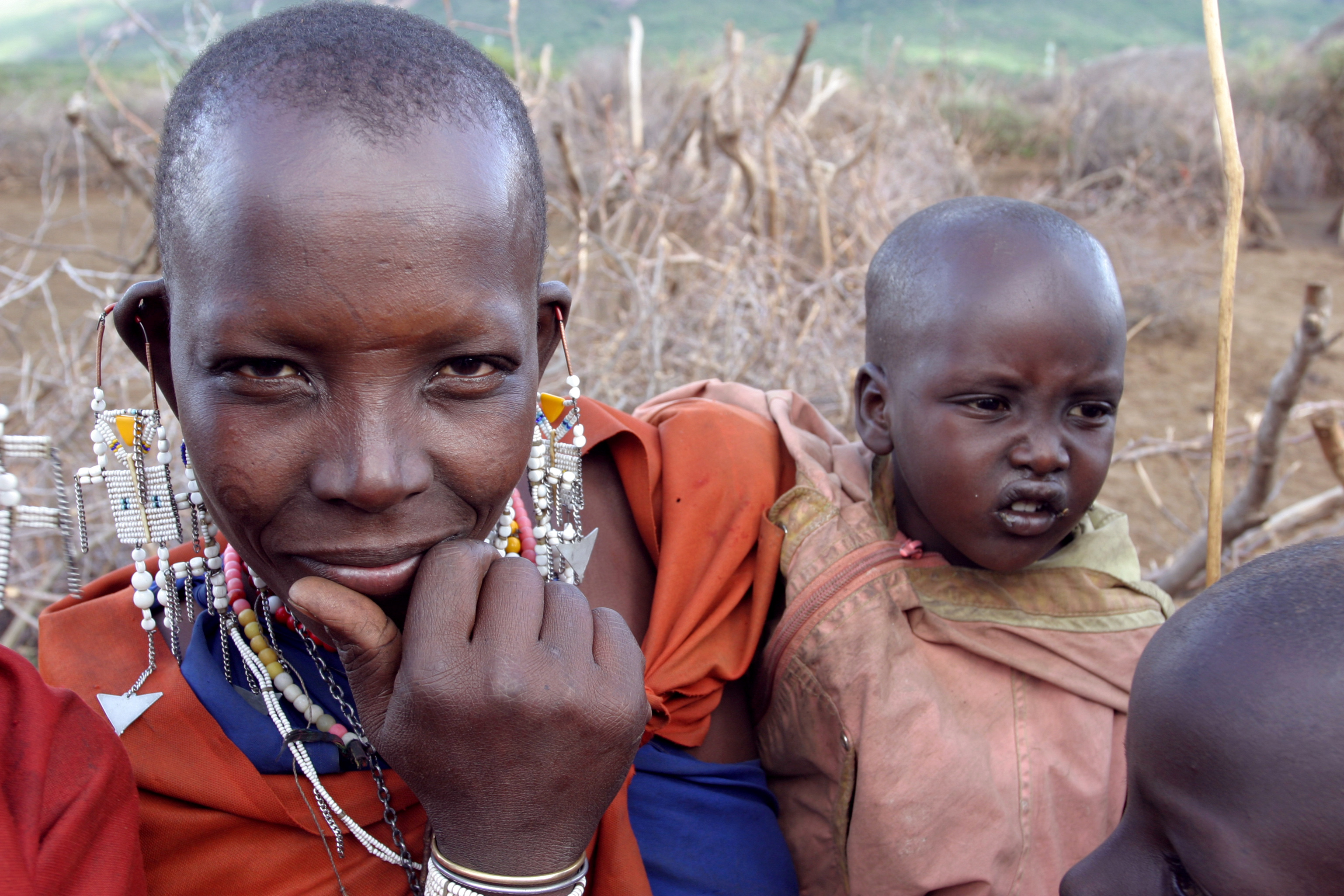 Masai People in Tanzania.