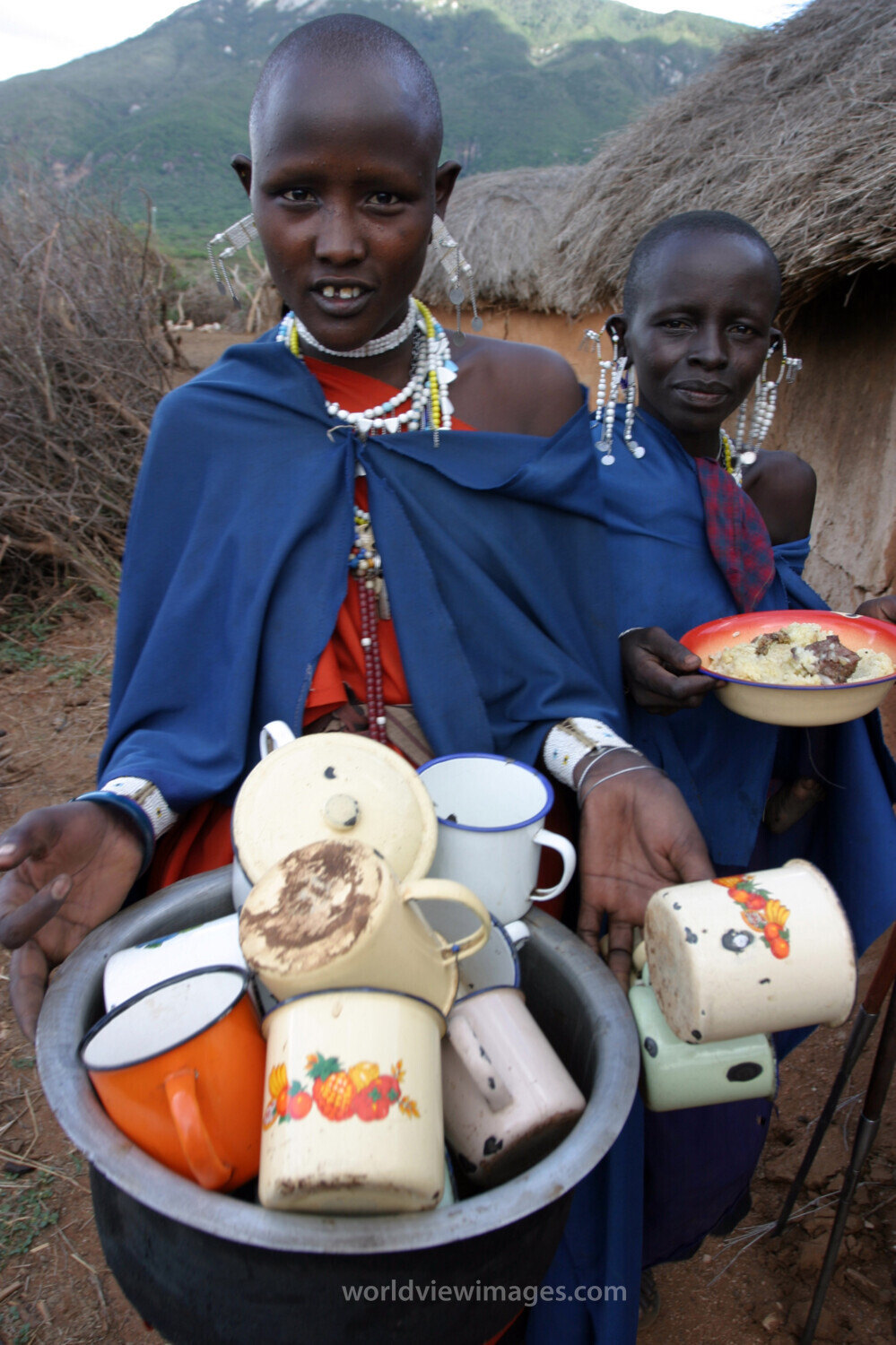 Masai People in Tanzania.
