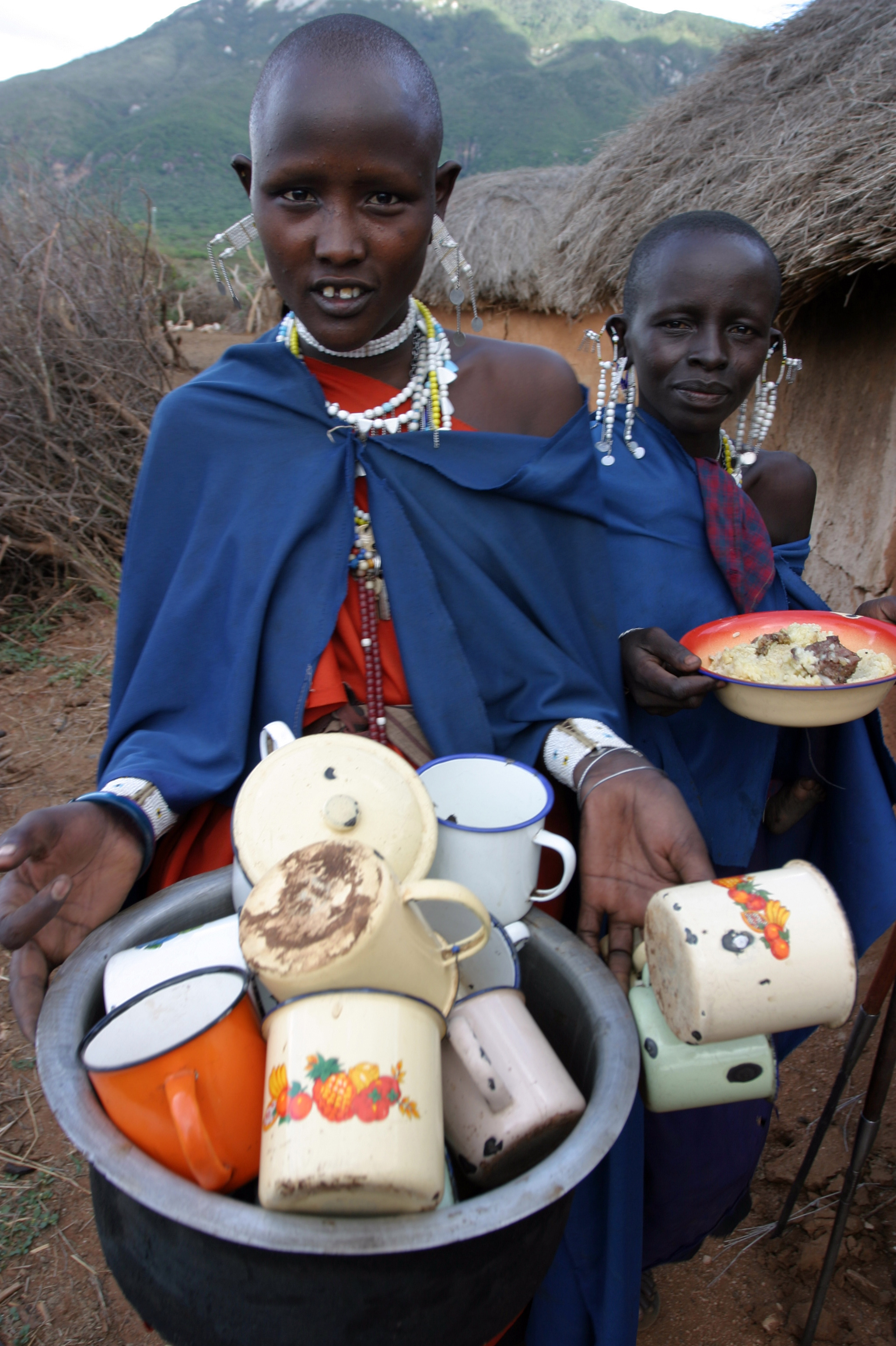 Masai People in Tanzania.