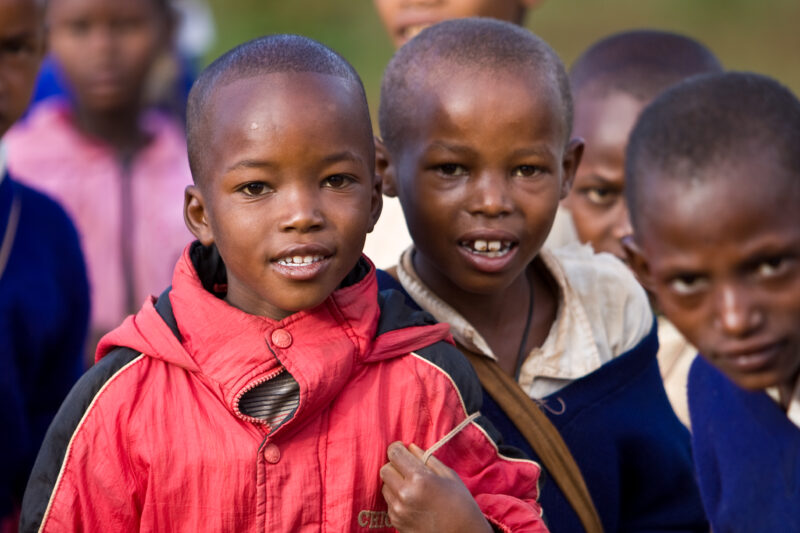Children in Tanzania — Students at an Elementary school in the Hanang district of Tanzania, Africa — ADRA, Africa, Development, Poverty, Tanzania