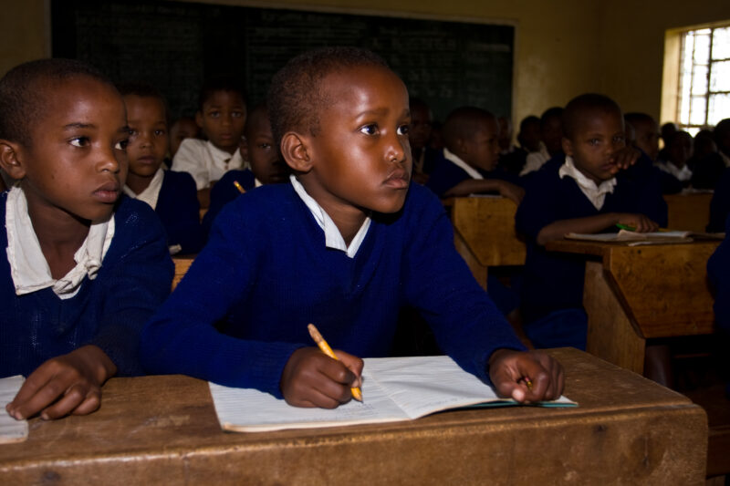 Students in Tanzania