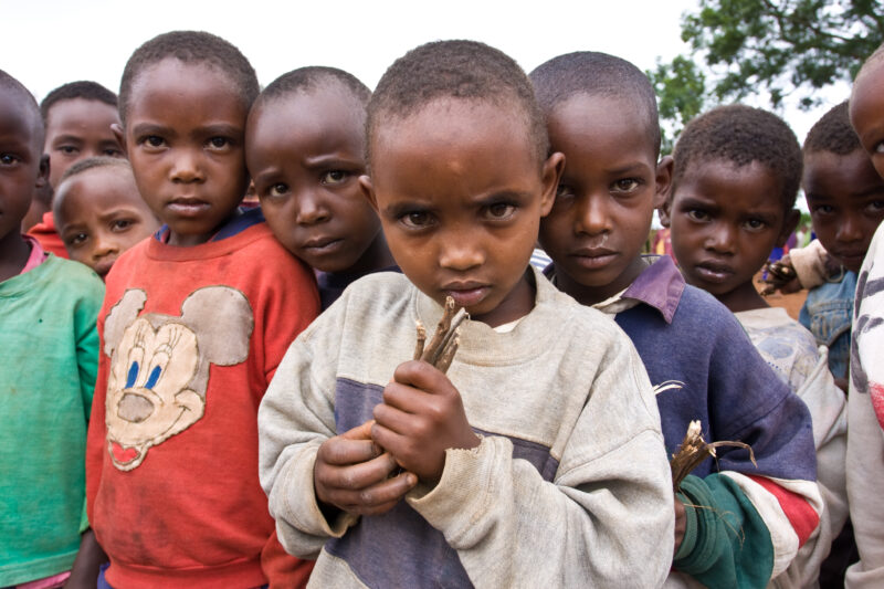 Children in Tanzania — Students at an Elementary school in the Hanang district of Tanzania, Africa — ADRA, Africa, Development, Poverty, Tanzania