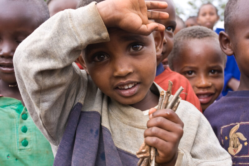 Children in Tanzania — Students at an Elementary school in the Hanang district of Tanzania, Africa — ADRA, Africa, Development, Poverty, Tanzania