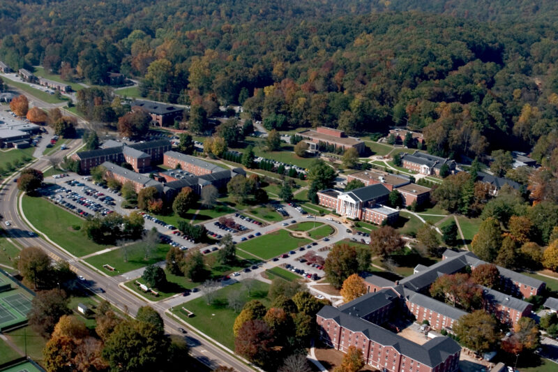 Southern Adventist University — SAU, Southern Adventist University, Adventist, campus, arial view