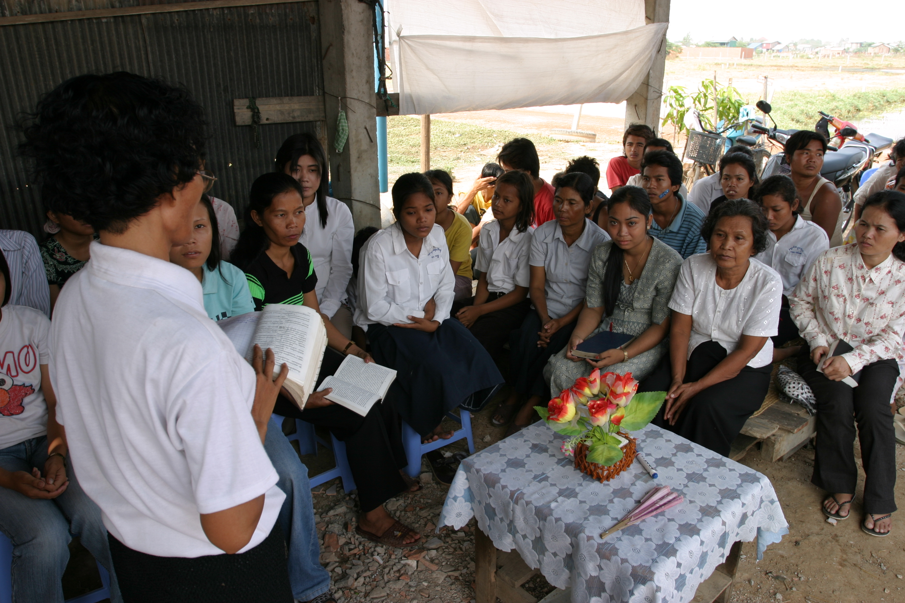 Bible Study in Cambodia