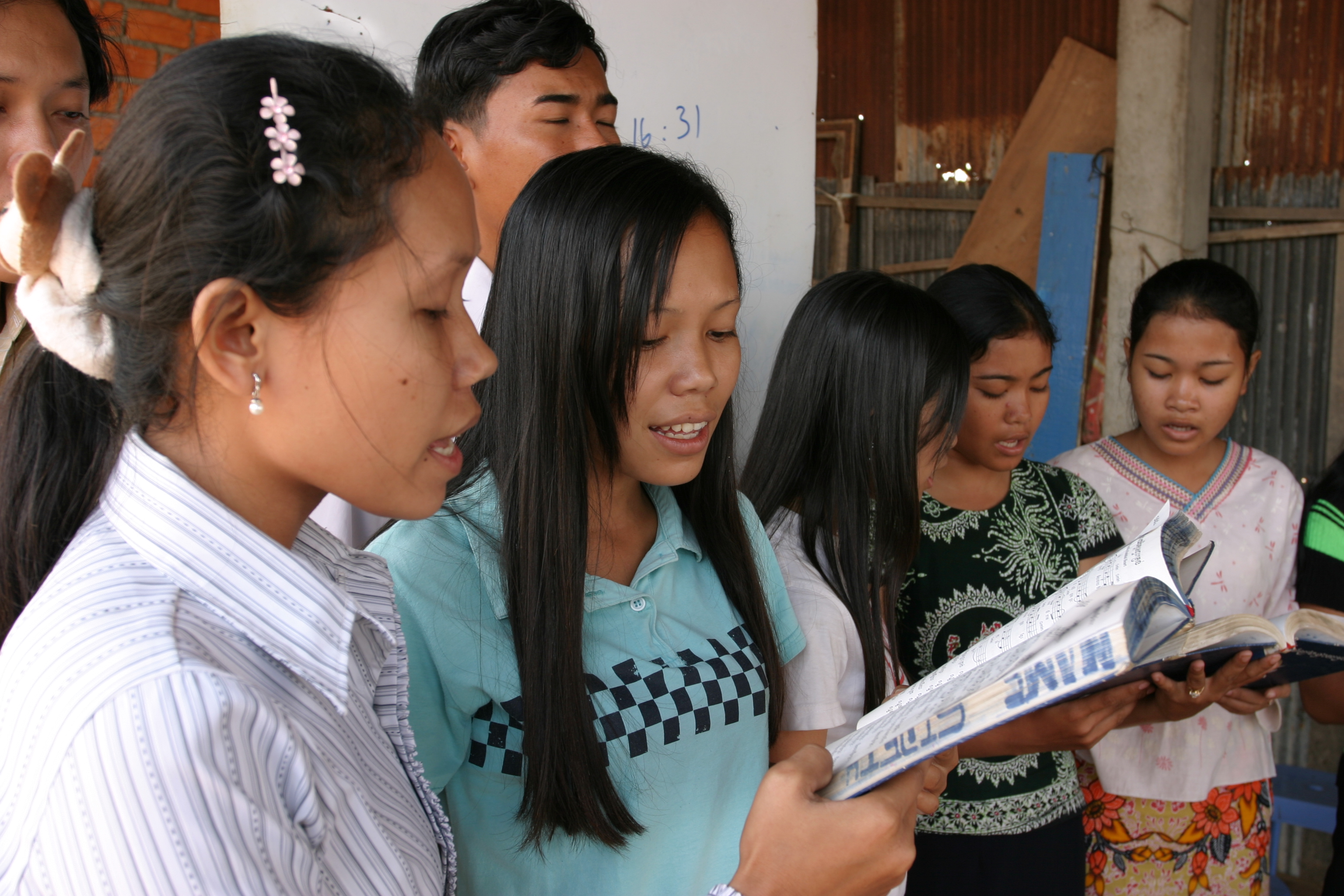 Bible Study in Cambodia