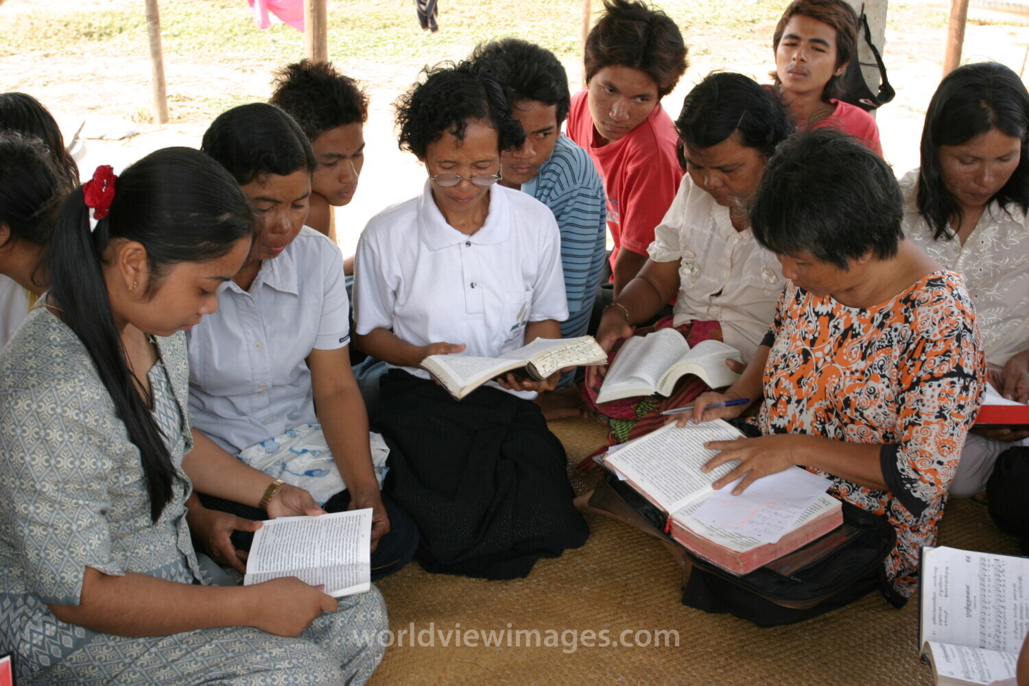 Bible Study in Cambodia
