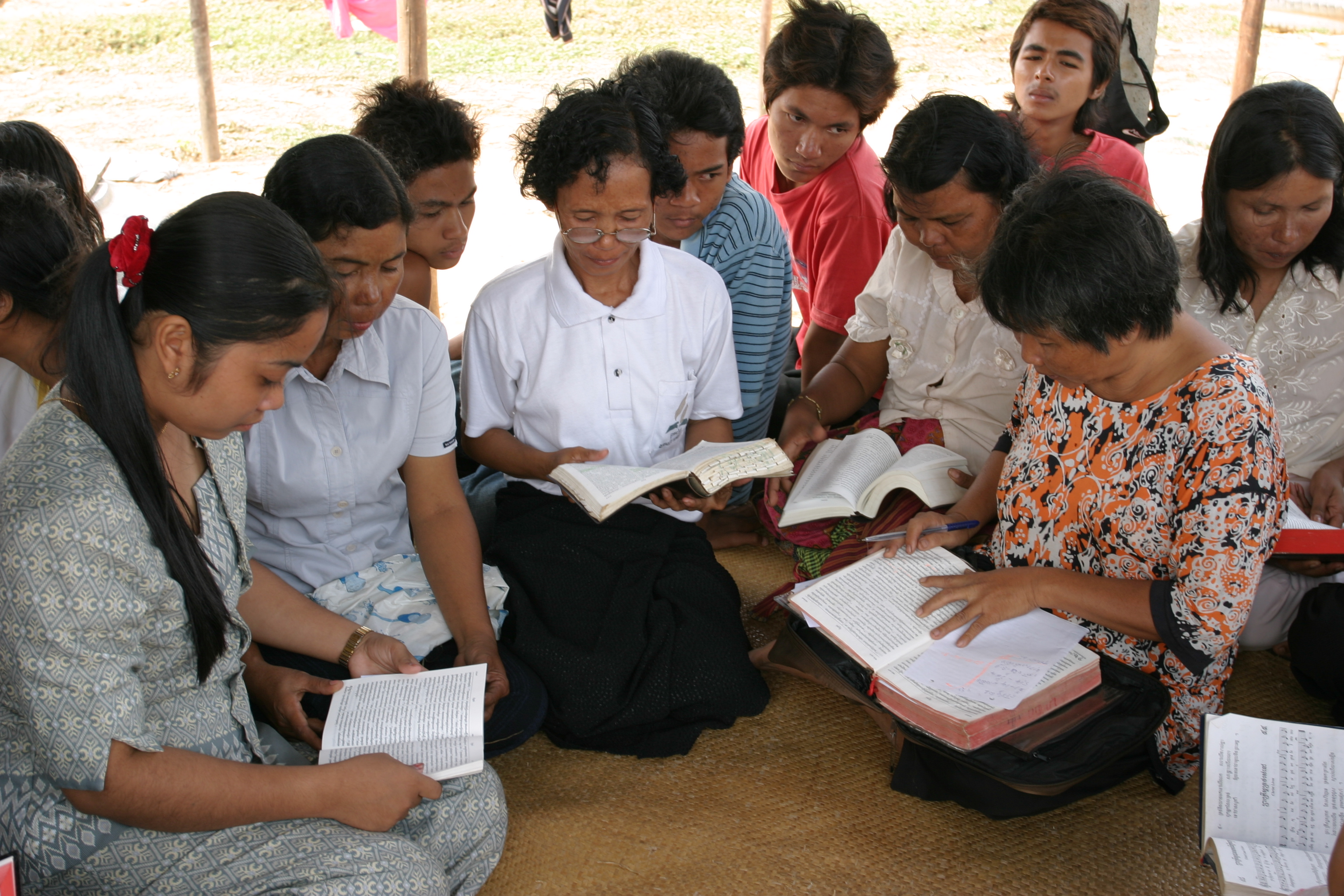 Bible Study in Cambodia