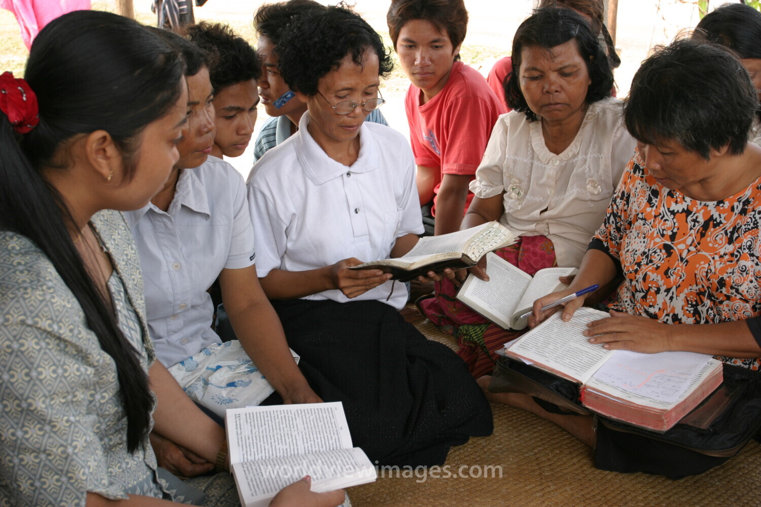 Bible Study in Cambodia