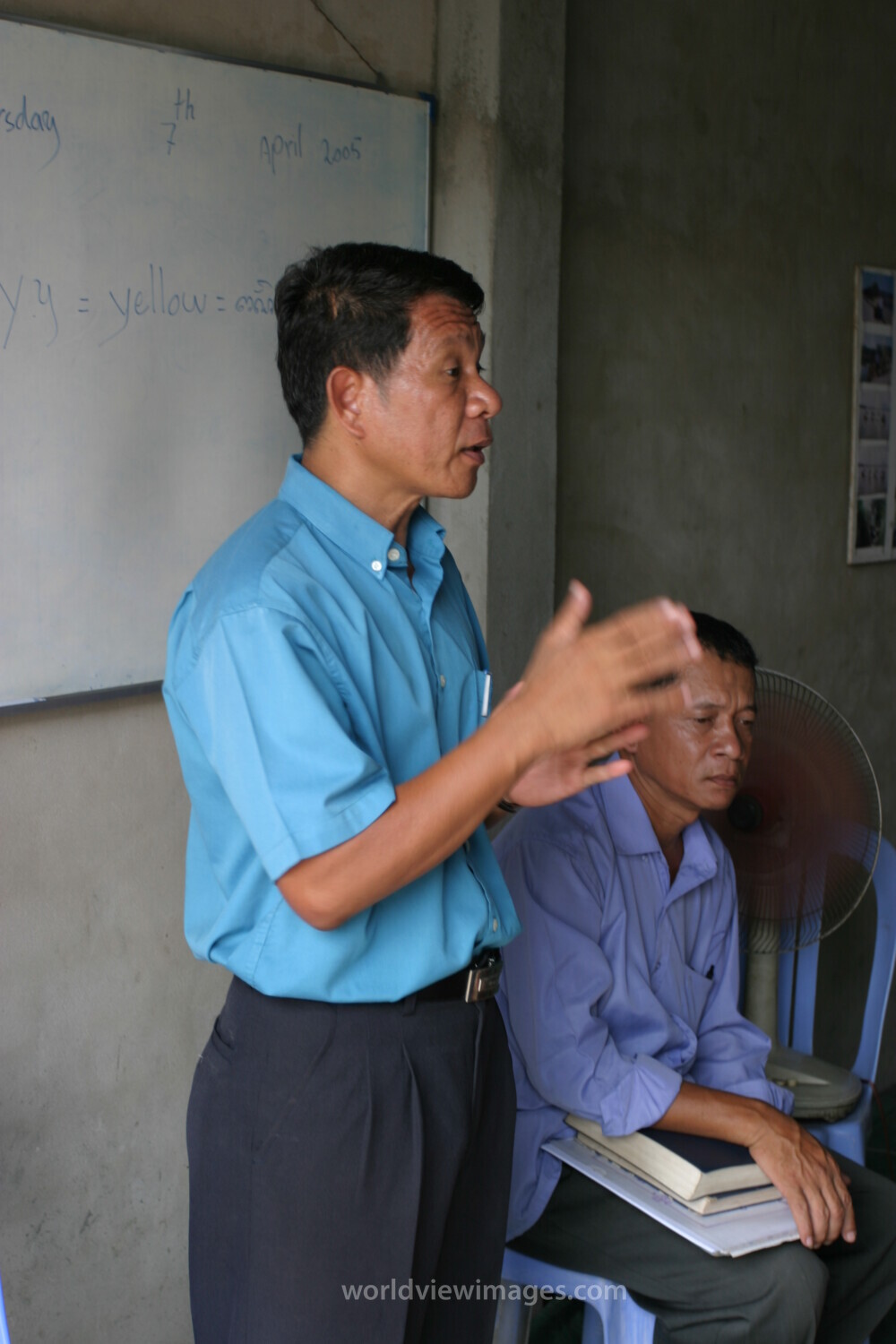 Studying the Bible in Cambodia