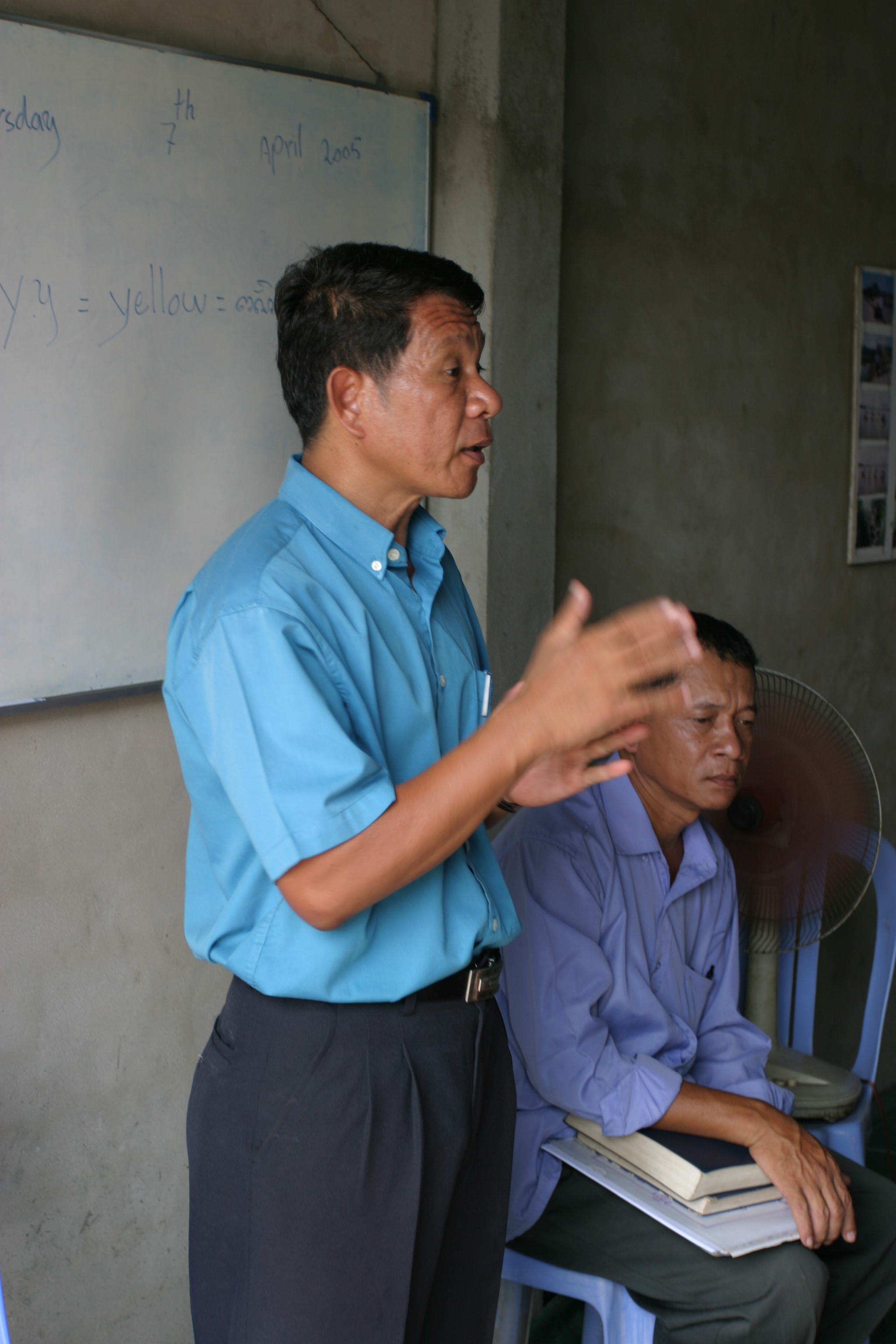 Studying the Bible in Cambodia