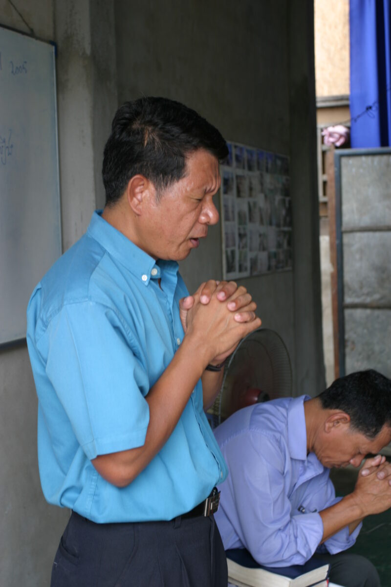 Christians Pray — Christians in Cambodia pray at their Bible study group — Cambodia, Seventh-day Adventist, Adventist, Christian, Bible Study