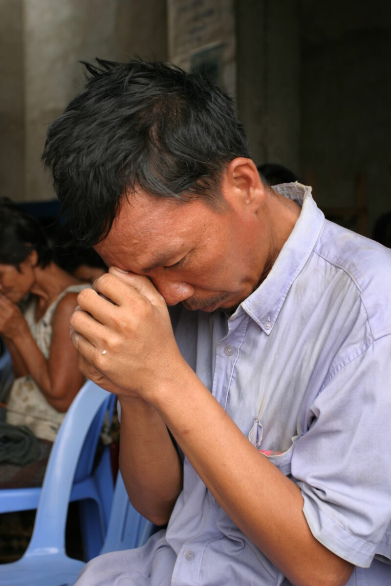 Christians Pray — Christians in Cambodia pray at their Bible study group — Cambodia, Seventh-day Adventist, Adventist, Christian, prayer