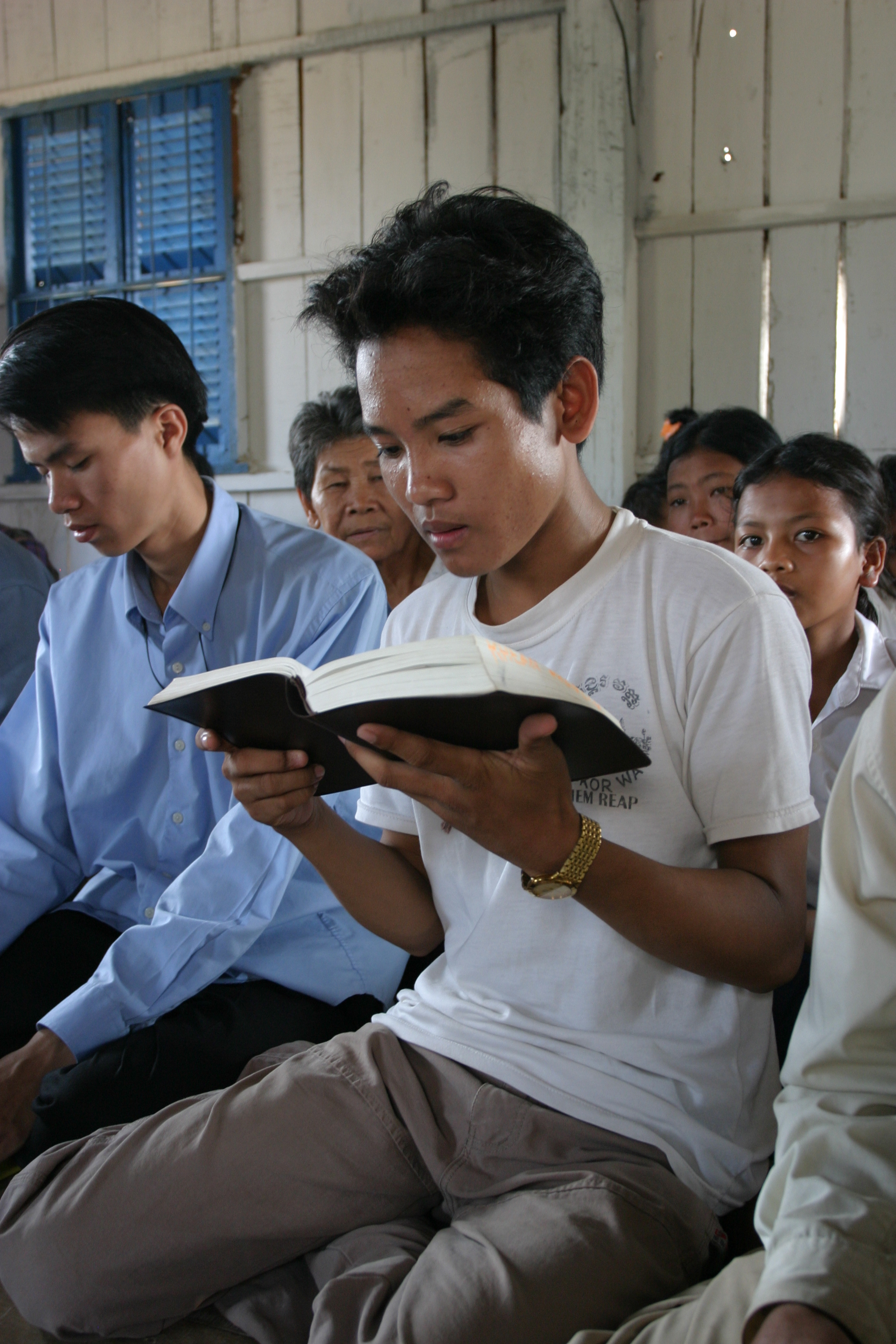 Bible Study in Cambodia