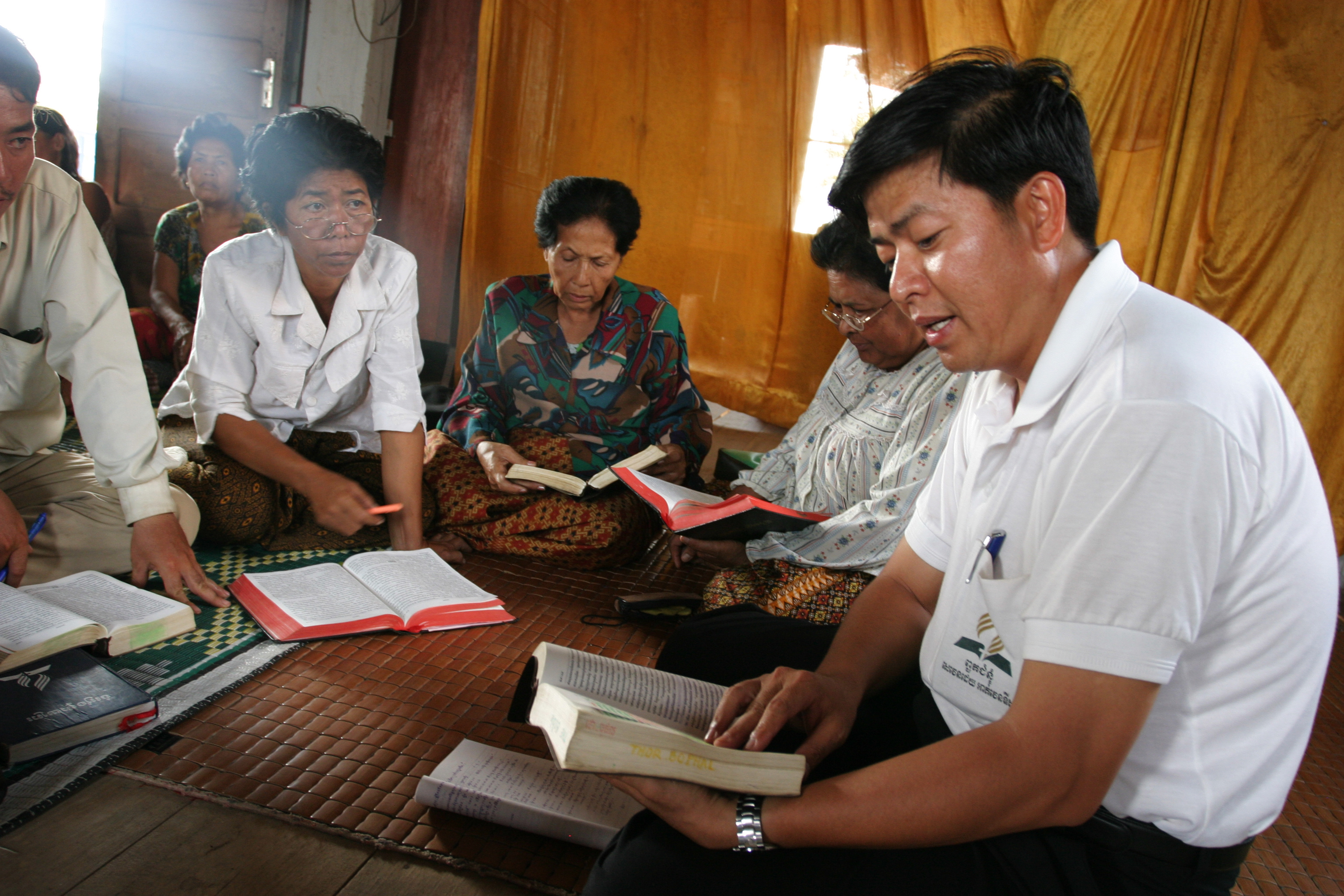 Bible Study in Cambodia