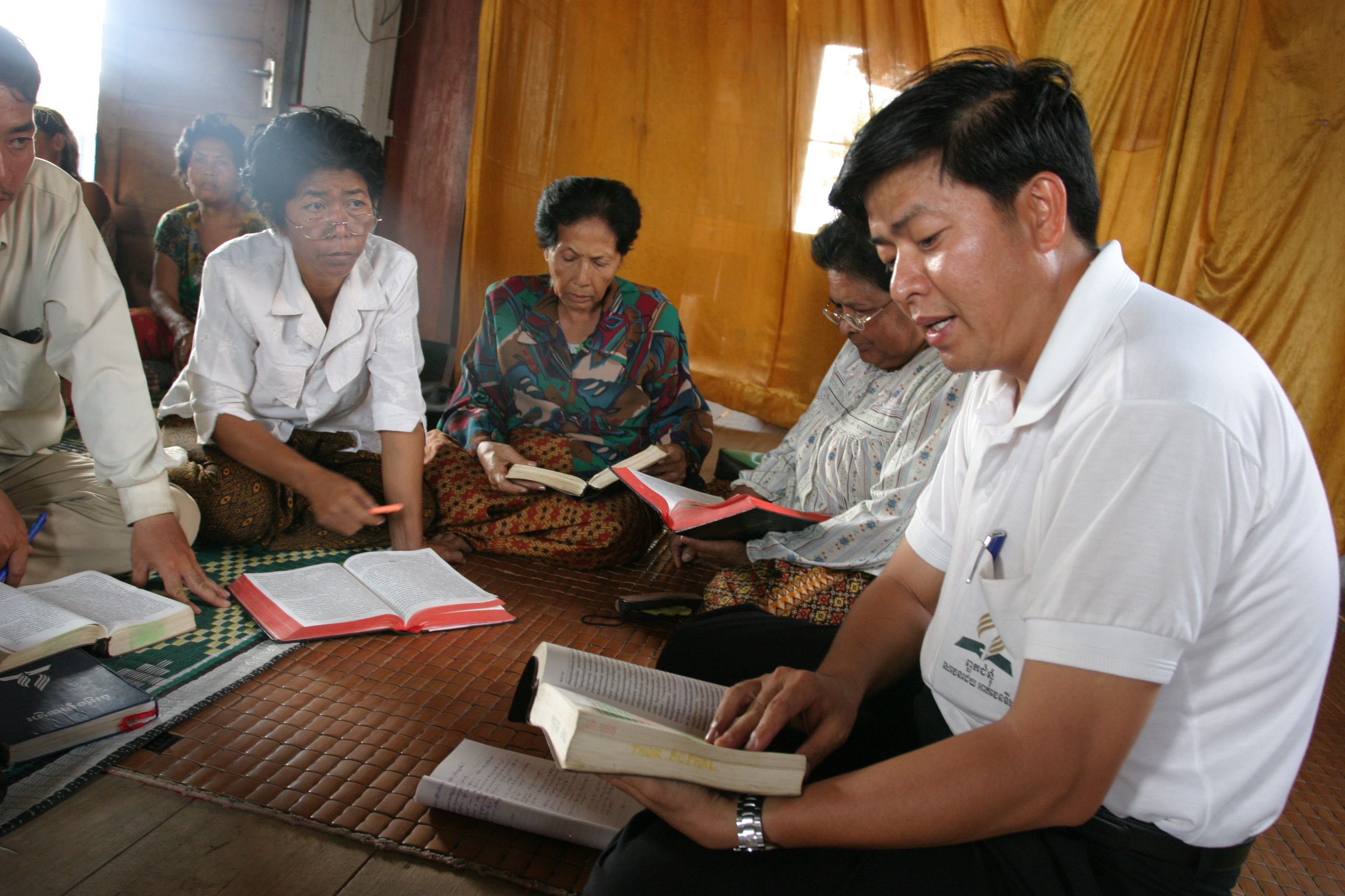 Bible Study in Cambodia