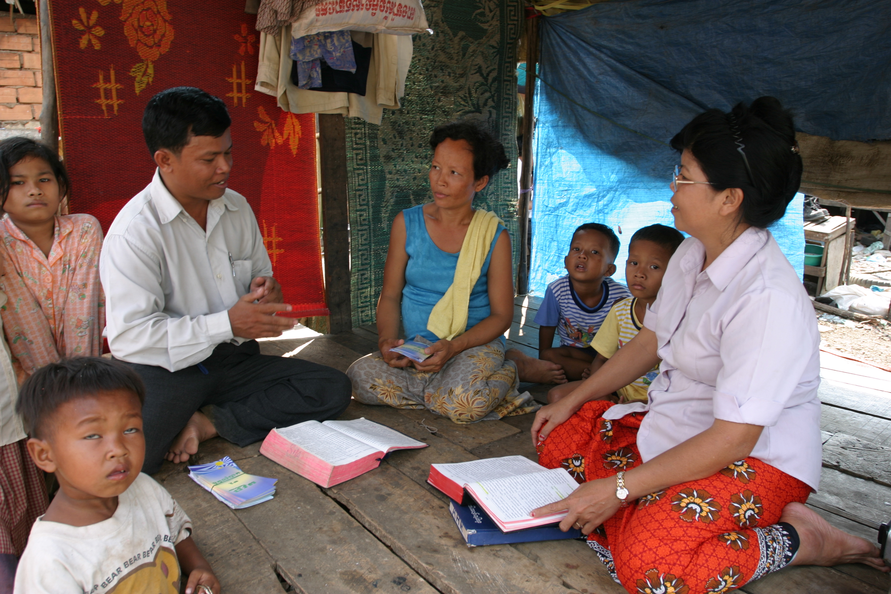 Bible Study in Cambodia