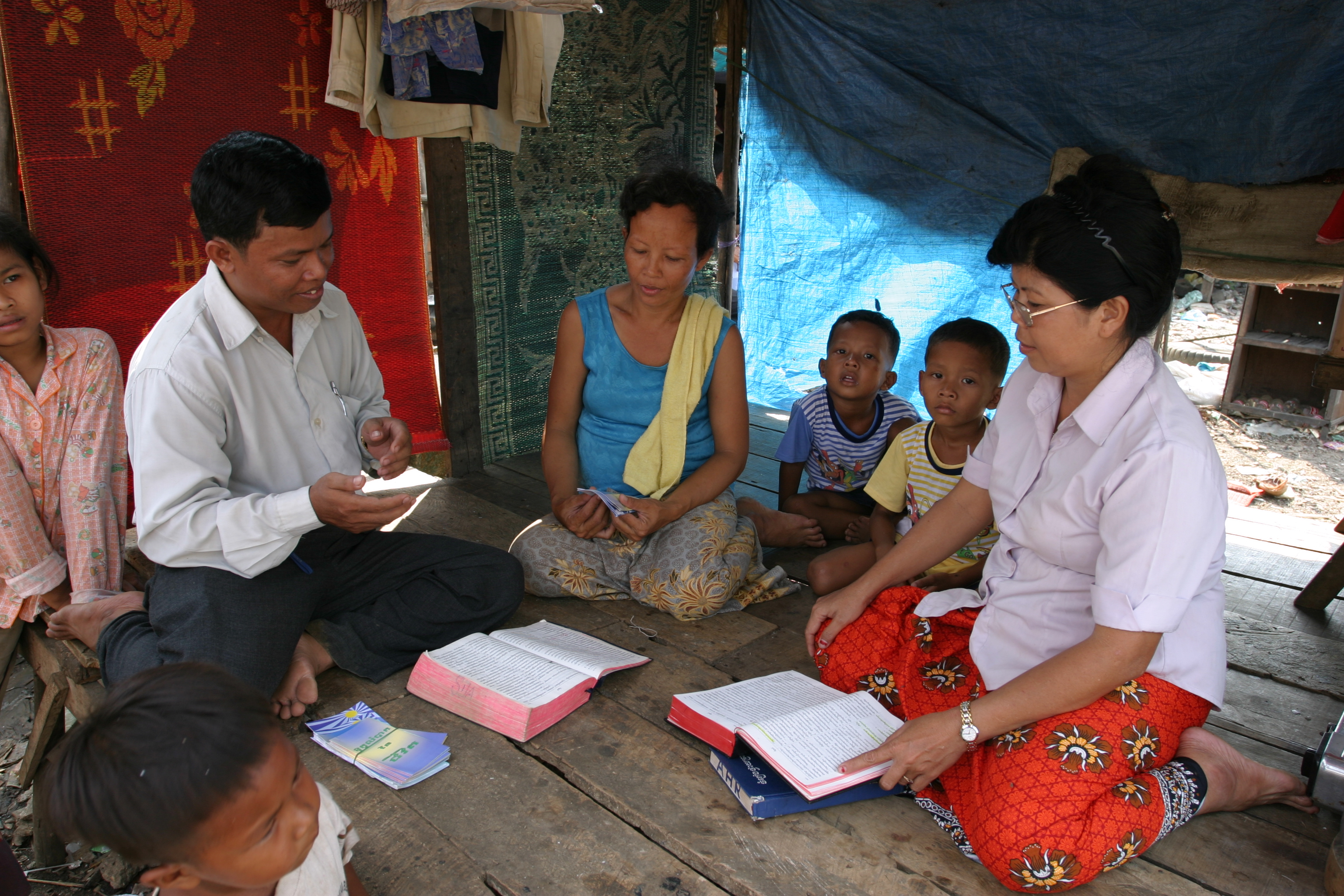 Bible Study in Cambodia