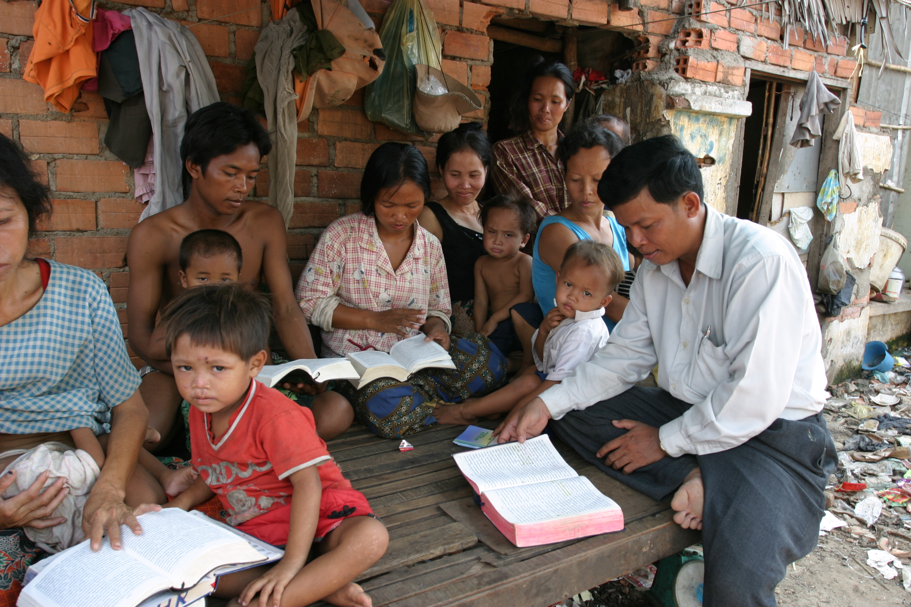 Bible Study in Cambodia