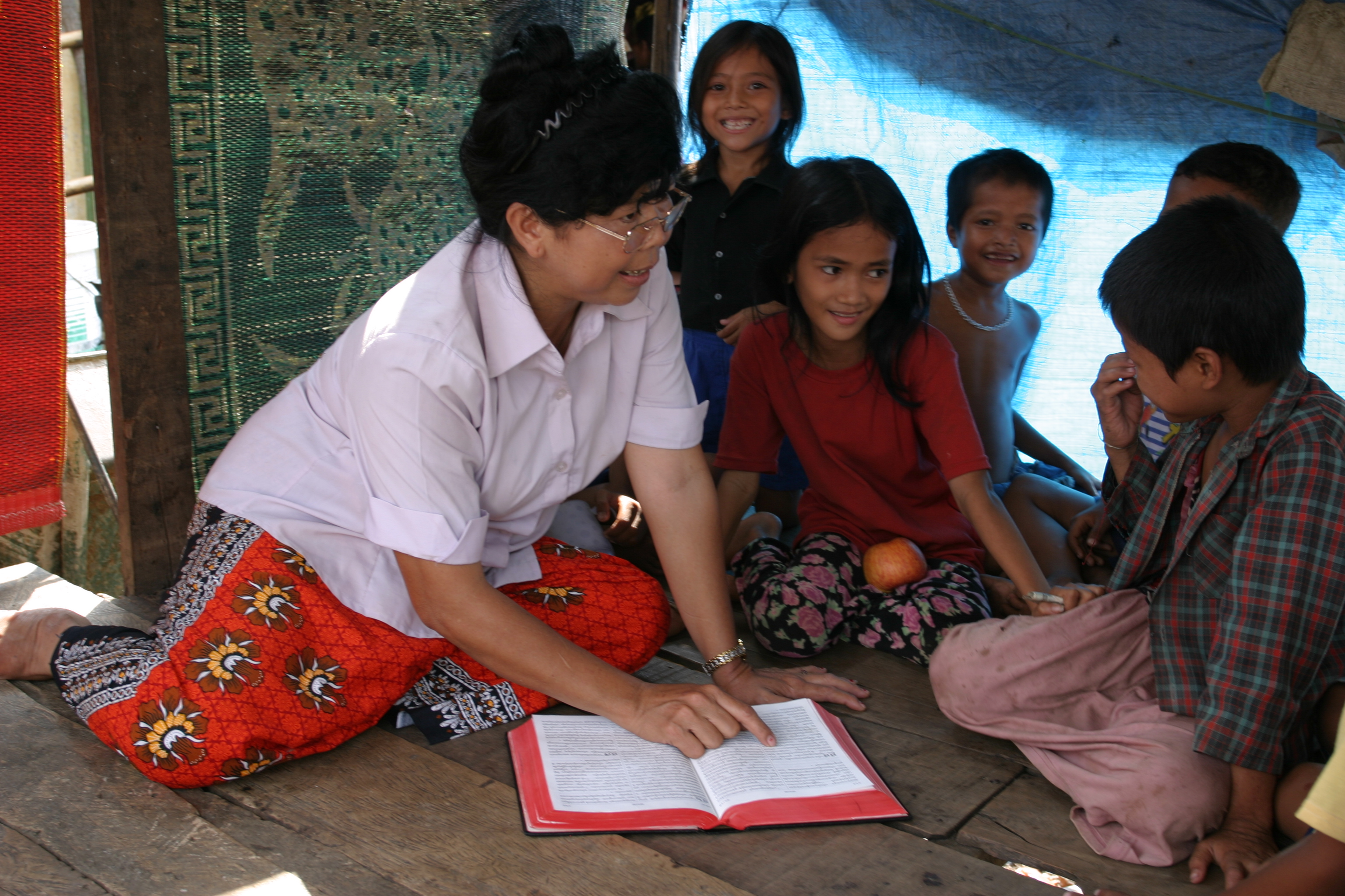 Bible Study in Cambodia