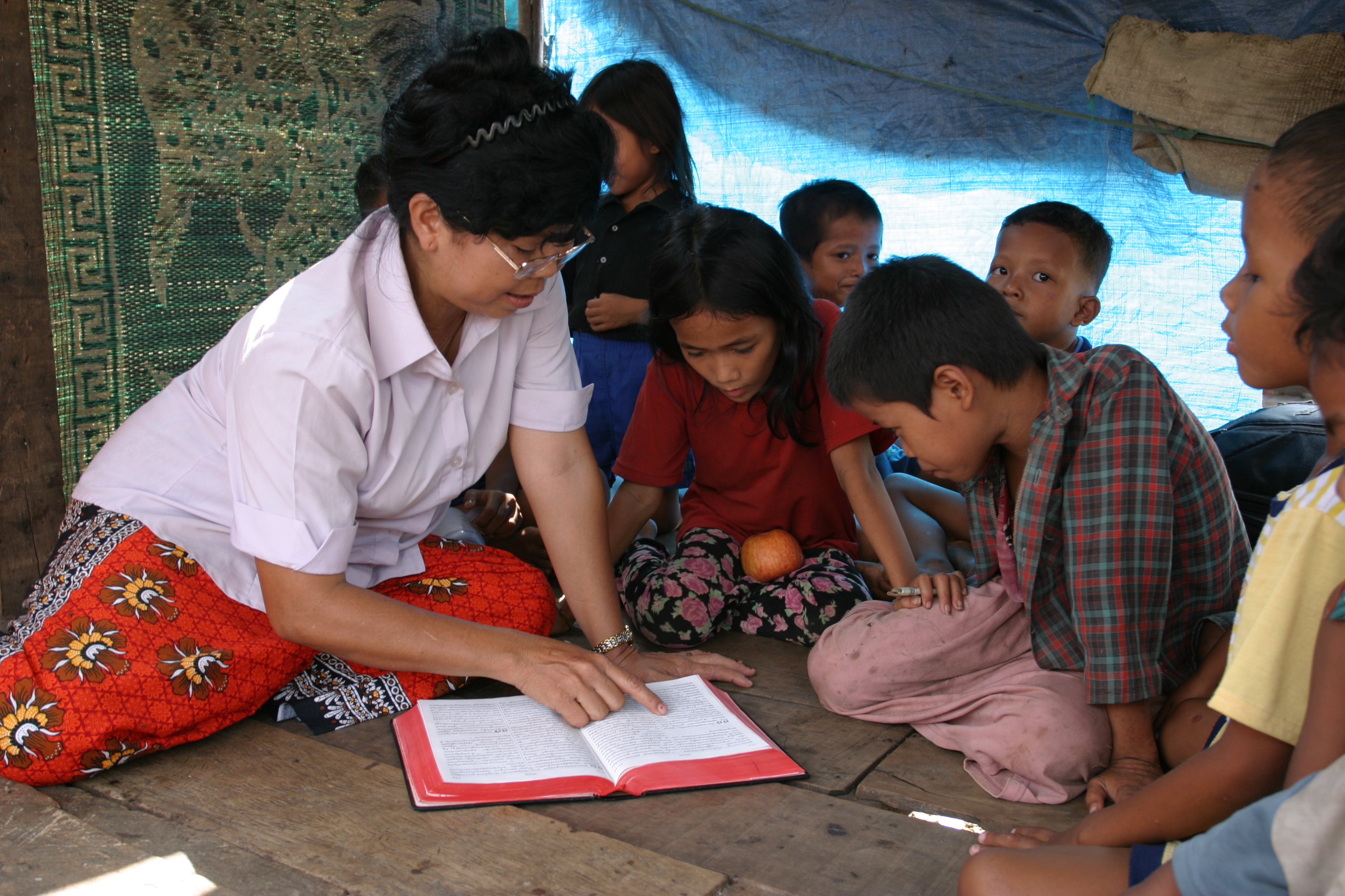 Bible Study in Cambodia