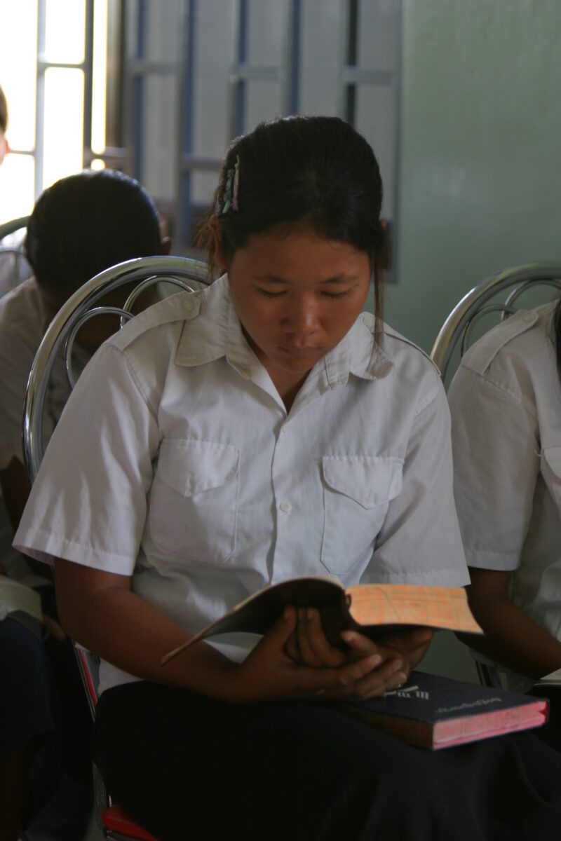 Worship in Church — Adventist Christians meet for Bible study and worship at their Church in Cambodia. — Cambodia, Seventh-day Adventist, Adventist, Christia...