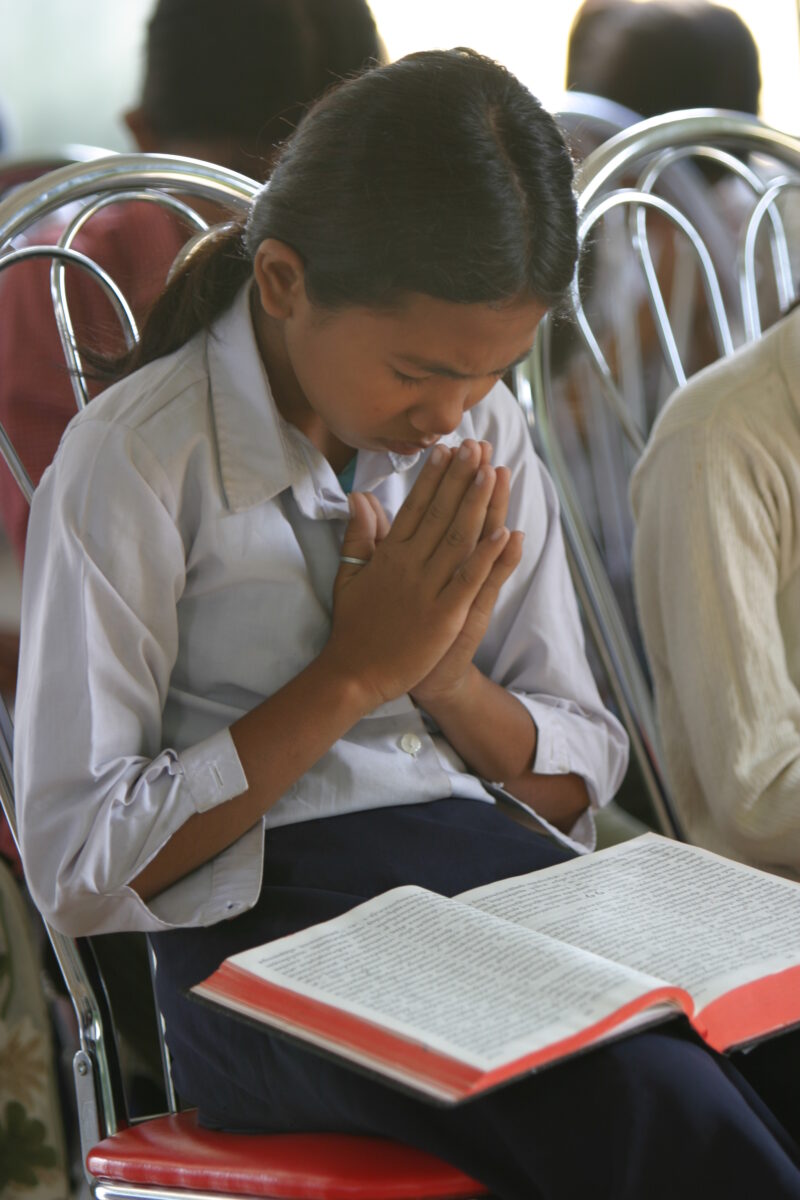 Worship in Church — Adventist Christians meet for Bible study and worship at their Church in Cambodia. — Cambodia, Seventh-day Adventist, Adventist, Christia...