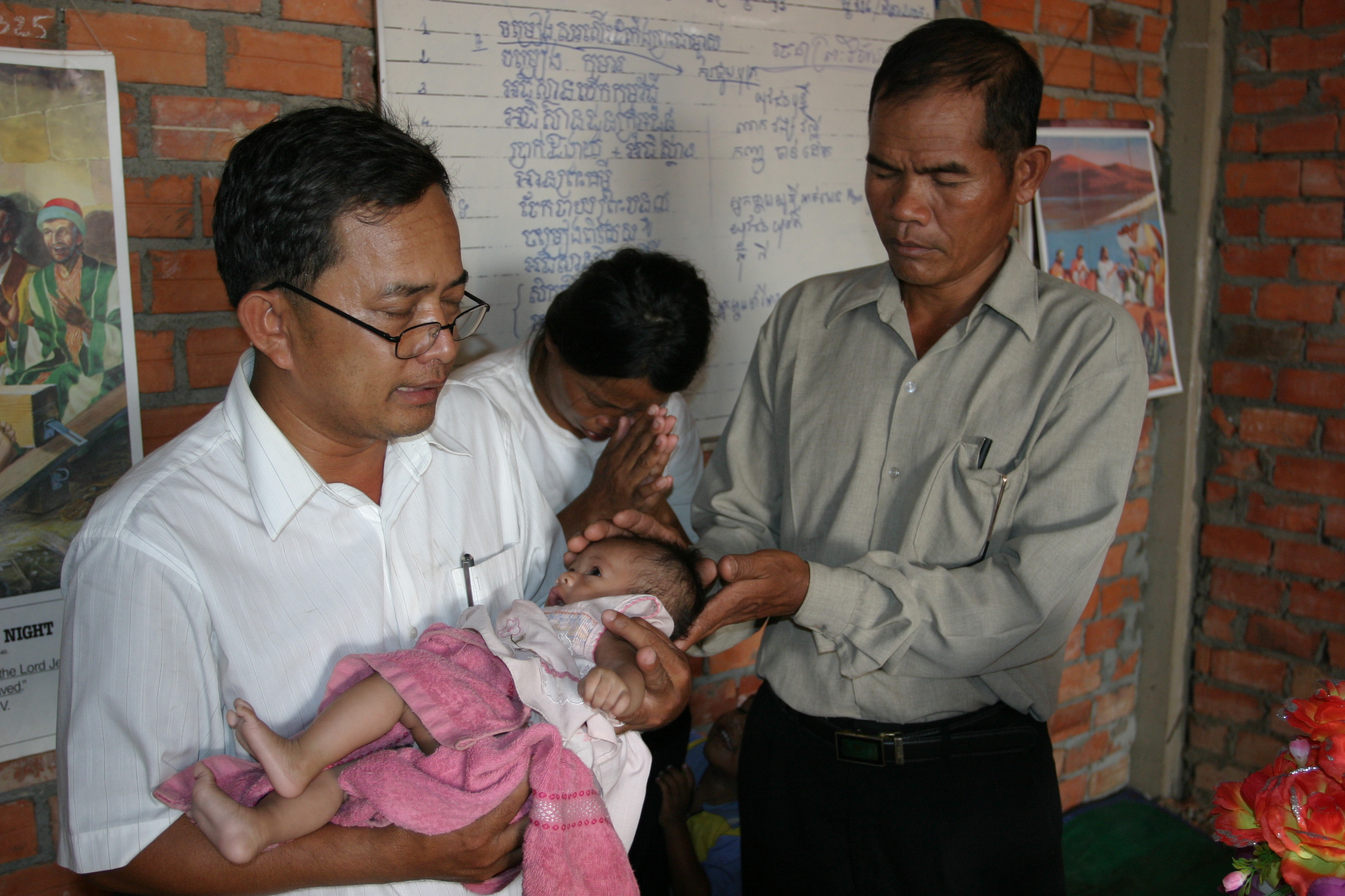 Baby Dedication in Cambodia