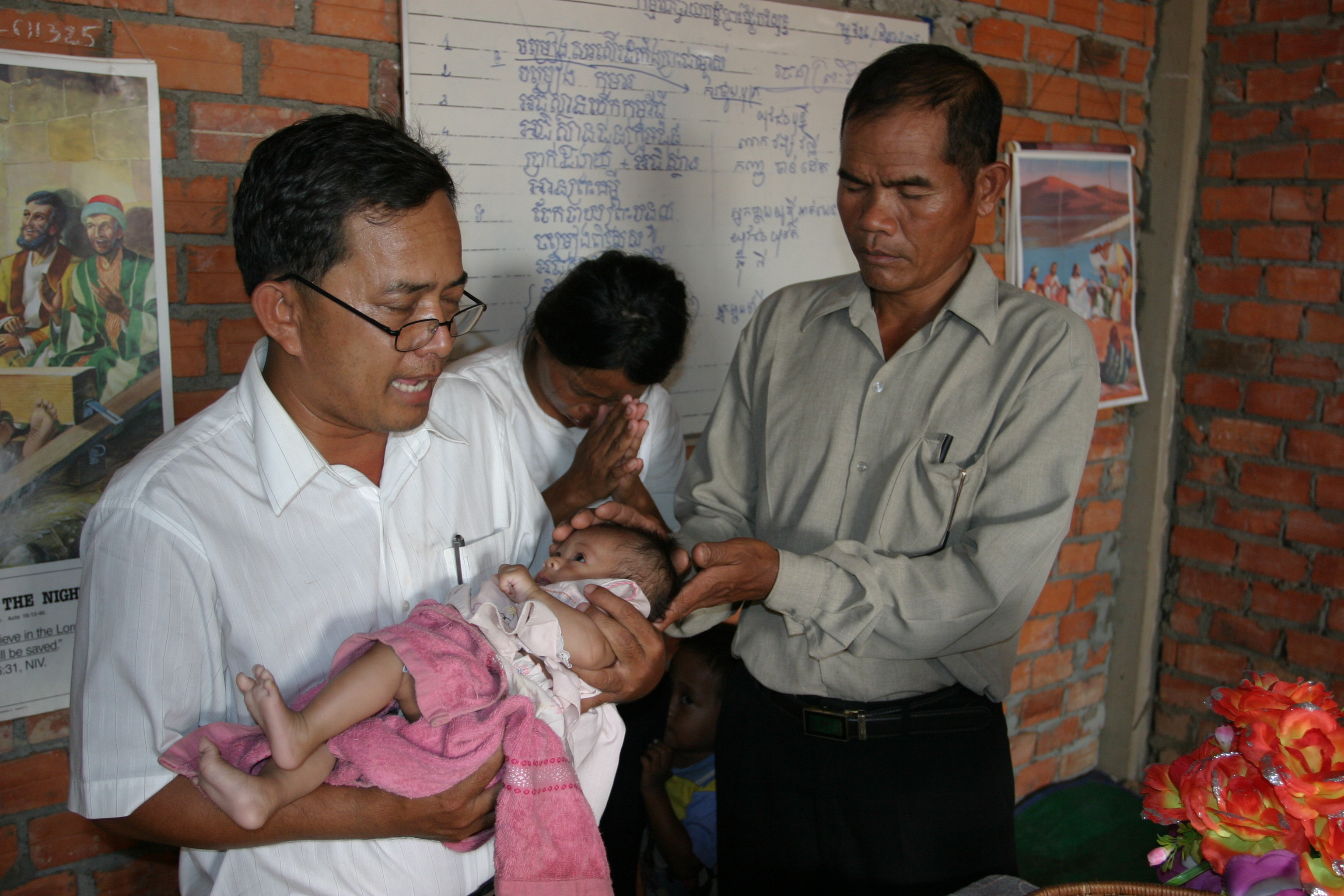 Baby Dedication in Cambodia