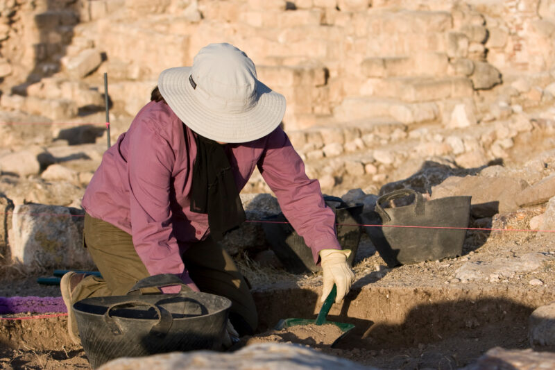 Working on A Dig — Students and Archaeology Enthusiasts enjoy spending six weeks of their summer digging in the dirt, looking for artifacts that may shed lig...