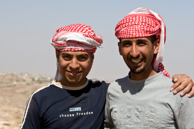 Jordanian Workers — Archaeological Digs often hire local help — Archaeology, Jordan, men, man, jordanians