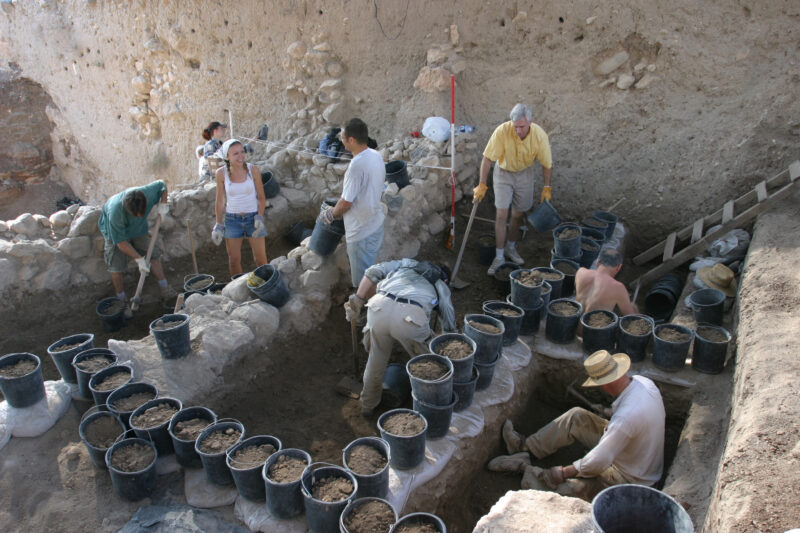 Working on A Dig — Students and Archaeology Enthusiasts enjoy spending six weeks of their summer digging in the dirt, looking for artifacts that may shed lig...