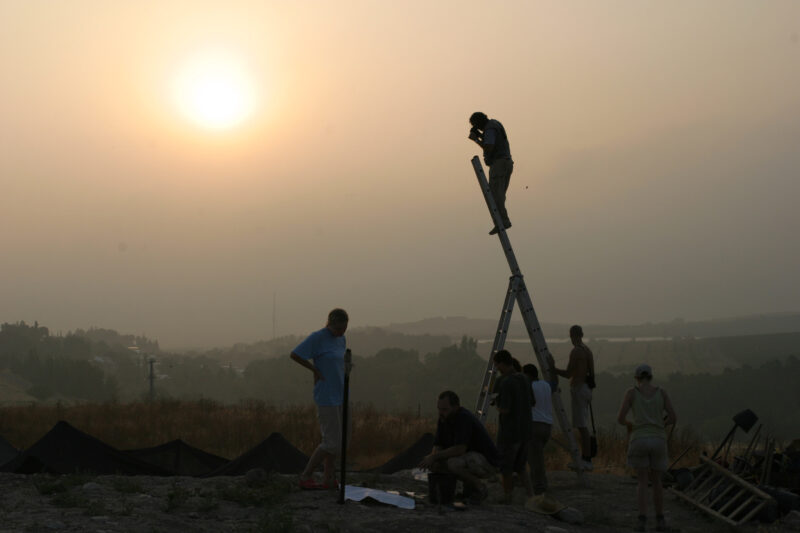 Dig Photography — It is important to take Photographs of Archeological dig Sites, at each stage of the progress. — Israel, Hazor, Archaeology