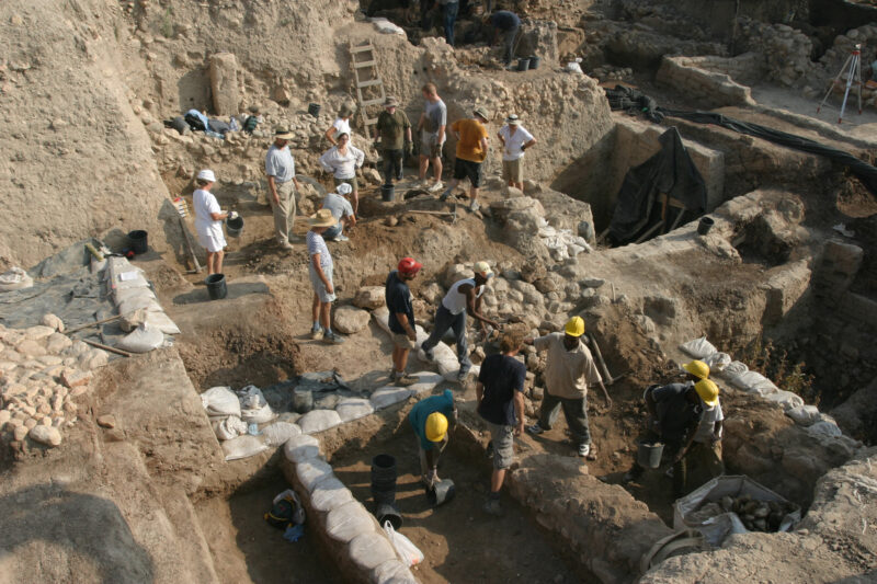 Working on A Dig — Students and Archaeology Enthusiasts enjoy spending six weeks of their summer digging in the dirt, looking for artifacts that may shed lig...