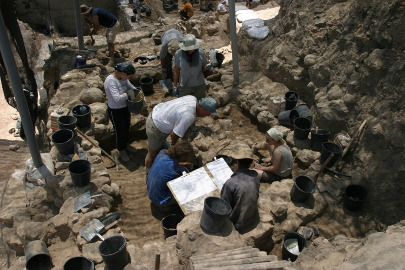 Working on A Dig — Students and Archaeology Enthusiasts enjoy spending six weeks of their summer digging in the dirt, looking for artifacts that may shed lig...