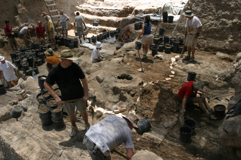 Working on A Dig — Students and Archaeology Enthusiasts enjoy spending six weeks of their summer digging in the dirt, looking for artifacts that may shed lig...