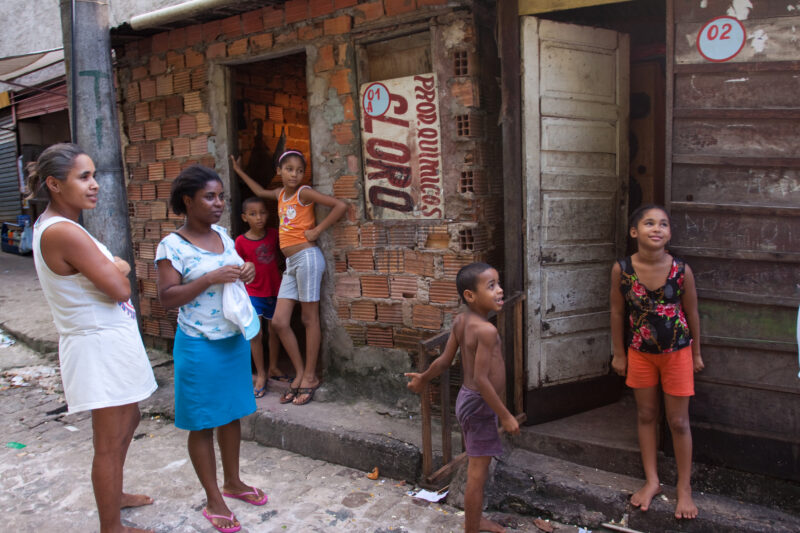Children in Poverty — Children living in a poor district of Salvador, Brazil. — Brazil, South America, Children, Preschool, daycare
