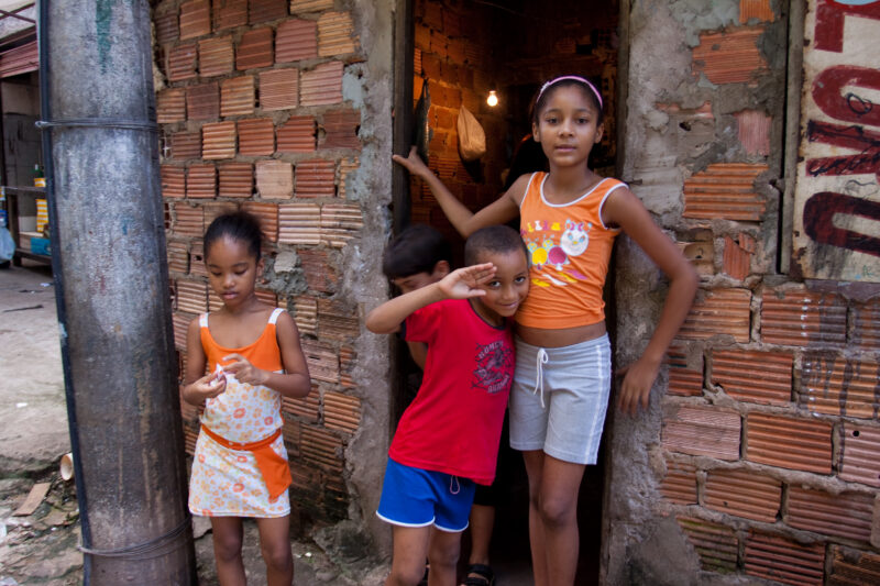 Children in Poverty — Children living in a poor district of Salvador, Brazil. — Brazil, South America, Children, Preschool, daycare