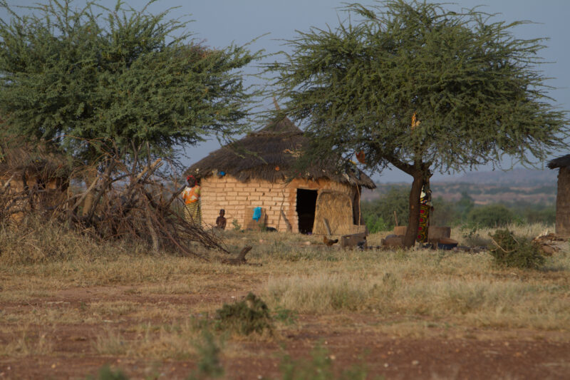 Rural Village Housing — Houses in a rural village in Burkina Faso, Africa — Africa, West Africa, Burkina Faso, poor, poverty